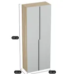 Шкаф двустворчатый L-210.44-4