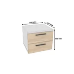Тумба прикроватная 2 ящика L-701