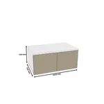 Тумба для обуви с 2 дверьми L460-1.60