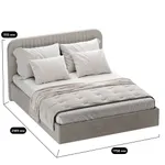 Кровать двуспальная мягкая FLY с подъемным механизмом, 180x200