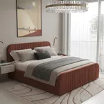 Кровать двуспальная мягкая МАЛЬТА с подъемным механизмом, 140x200