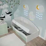 Кровать односпальная P901 с подъемным механизмом, 90x190