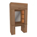 Стол туалетный с секцией и зеркалом с подсветкой  L404.60