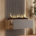 Тумба ТВ напольная с электрокамином LG548.351