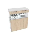 Винный шкаф с подсветкой L200