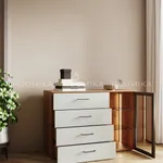 Комод с ящиками и стеклянной дверью с подсветкой R706.1