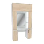 Стол туалетный с секцией и зеркалом с подсветкой  L404.44