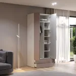 Шкаф 2 дверный с ящиками, фасады в эмали LE211.60