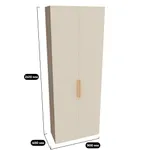 Шкаф двустворчатый L210.40-4