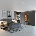 Кровать двуспальная мягкая ХЬЮГО  с подъемным механизмом, 180x200