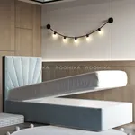 Кровать односпальная мягкая САНРАЙС  с подъемным механизмом, 90x200