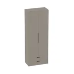 Шкаф 2 дверный с ящиками, фасады в эмали LE211.44