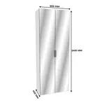 Шкаф двустворчатый с зеркалом L-210.44-4Z