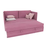 Раскладной диван с обивкой выкатной части BERGAMO BER-1900