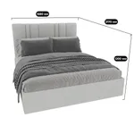 Кровать двуспальная мягкая ХИЛТОН с подъемным механизмом, 160x200