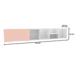 Антресоль над кроватью, фасады в эмали LE329.200