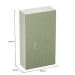 Шкаф со складными дверьми и фальш панелью LG206 L/R