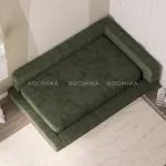 Кровать полутороспальная мягкая с ортопедической решеткой КВАДРО-М, 120х200