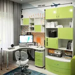 Рабочая зона с угловым столом Palermo для школьника