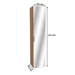 Шкаф 1 дверный широкий с зеркалом L221.44-4Z