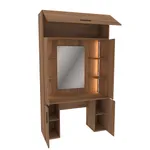 Стол туалетный с секцией и зеркалом с подсветкой  L404.44