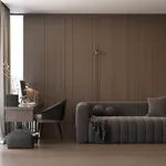 Кабинет в древесных оттенках №6