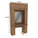 Стол туалетный с секцией и зеркалом L404.44