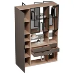 Шкаф-стеллаж для зонирования помещения с подсветкой LGF265.45 L/R