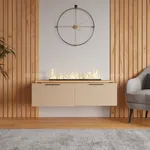 Тумба ТВ напольная с электрокамином L-548.351