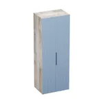 Шкаф 2 дверный, фрезерованные фасады в эмали LE210.60-4