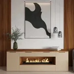 Тумба ТВ напольная с электрокамином L550.450