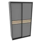 Шкаф-купе ХG156.60-3, профиль INTEGRO, фасад МДФ