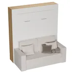 Шкаф-кровать трансформер LE950.160, фасады в эмали, 160x200