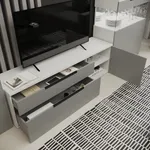 Тумба TV напольная, фасады в эмали LE-506 L/R