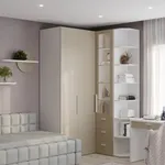 Шкаф со складными дверьми и фальш панелью L206 L/R