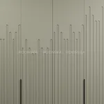 Шкаф 2 дверный, фрезерованные фасады в эмали LE210.60-3