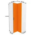 Шкаф угловой L208 L/R