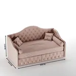 Кровать односпальная мягкая МОНИКА, 90x190