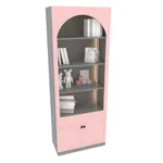 Шкаф книжный комбинированный с подсветкой А248.3