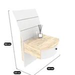Тумба прикроватная P702 к кровати P140-180