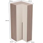 Шкаф угловой L207 L/R