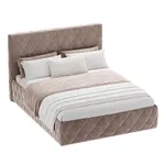 Кровать двуспальная мягкая SIENA  с подъемным механизмом, 160x200