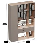 Шкаф-стеллаж для зонирования помещения с подсветкой LGF265.45 L/R