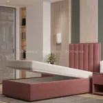 Кровать односпальная мягкая ЛИБЕРТИ с подъемным механизмом, 90x200