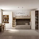 Кровать-чердак E977, 90x200 L/R