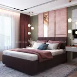 Кровать двуспальная мягкая ПАЛЕРМО с подъемным механизмом, 180x200