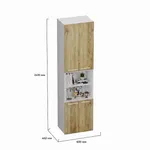 Шкаф книжный с нишей LG228.44