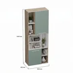 Шкаф книжный с нишей LG227 L/R