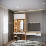 Столик туалетный с антресолью и стеллажом L414.44