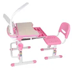 Комплект парта + стул трансформеры Sorriso Pink